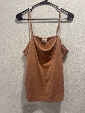 a new day Rust Brown Cowl Neck Camisole